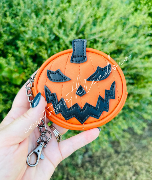 Creepy Pumpkin Coin purse